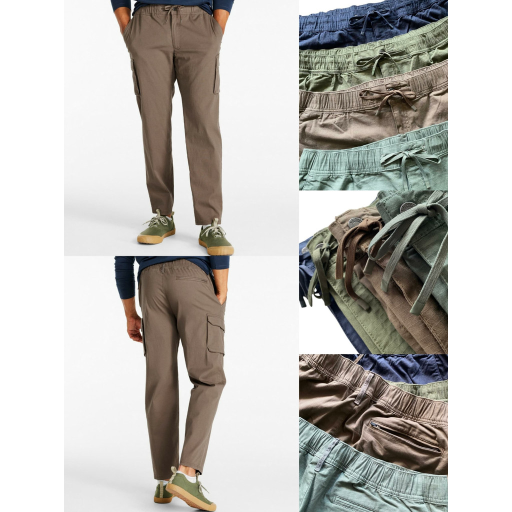 LL Bean Men's Explorer Ripstop Cargo Pants | Celana Kargo Outdoor Pria - 7911