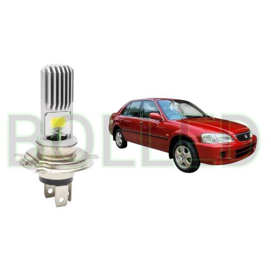 2pcs Lampu Utama LED H4 COB Mobil Honda City Type Z BLD