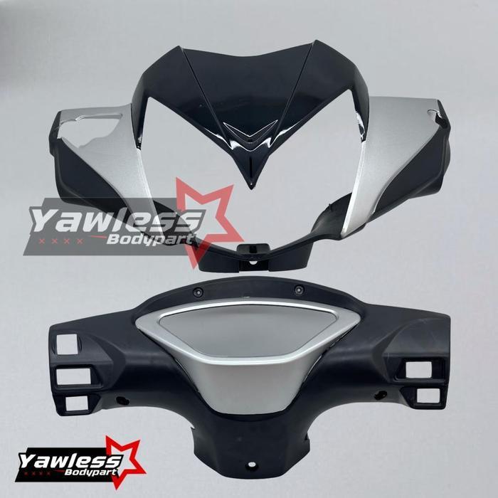 BARU batok supra x 125 Batman warna Silver + Reflektor supra x 125 / batok lampu supra x 125 - D.B+l