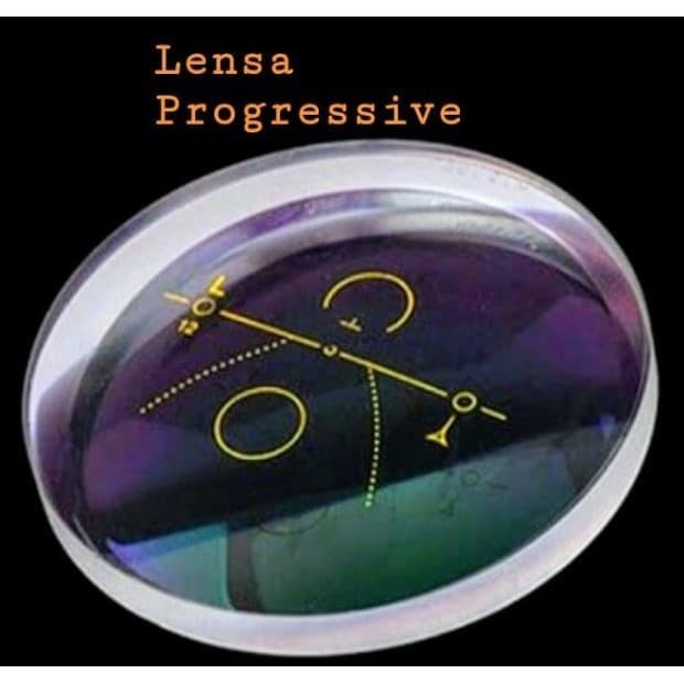 Lensa Progresif Multifocus Minus Plus Normal Lensa Kacamata Domas