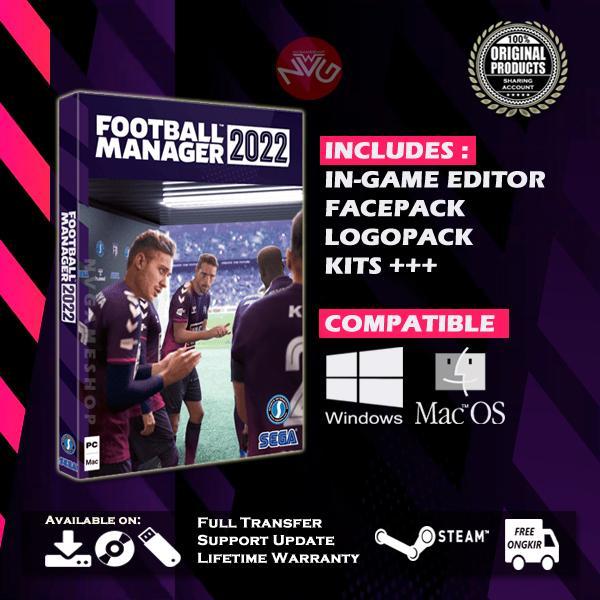 MainanSeru Football Manager 2022 FM 2022 PC GAME ORIGINAL - DVD UNDUH