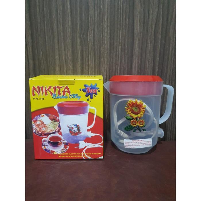 Glorious I.T [1.5 L] Teko Listrik Plastik Nikita Teko Pemanas Air Electric Mug Ukuran 1.5 Liter Rand