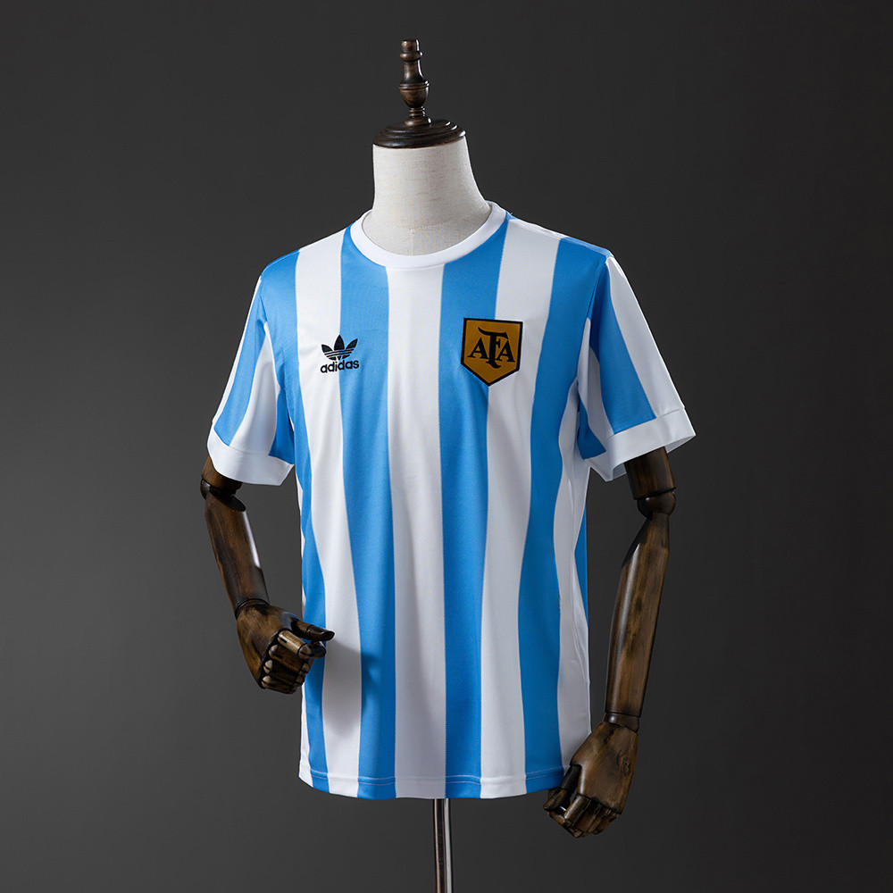 Jersey Retro 1978 Argentina home T shirt pria