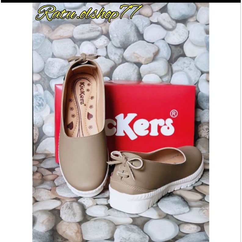 SEPATU  KICKERS WANITA jumbo big size murah Aulia 18