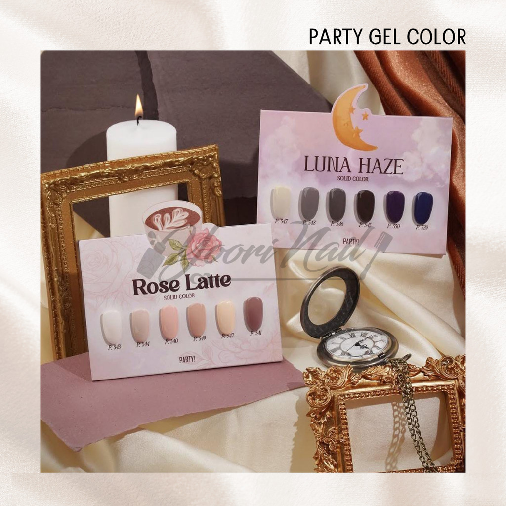 Party Luna Haze party Rose Latte series gel halal nail polish 15ml kutek gel