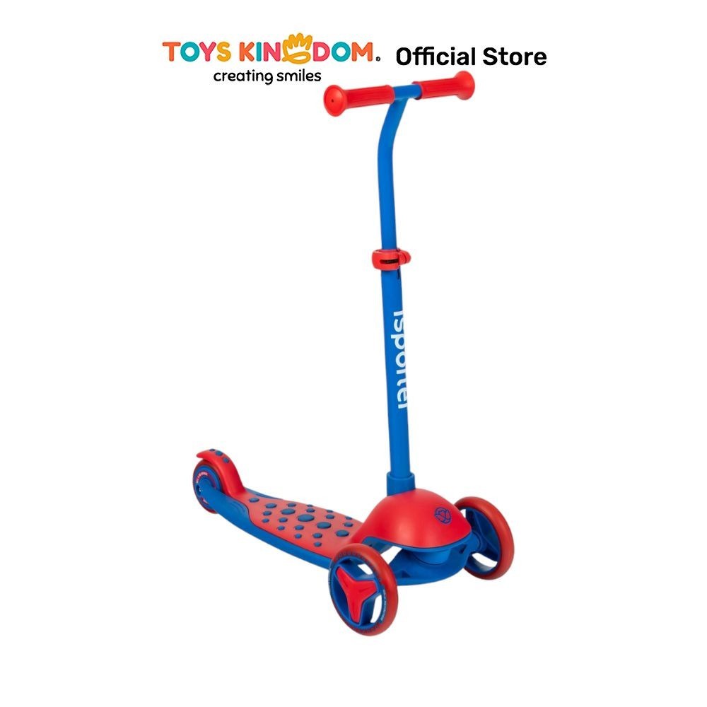 PROMOToys Kingdom Paso Skuter Isporter M3Z - Merah/Biru Scooter Sekuter Mainan Anak Kendaraan Anak R