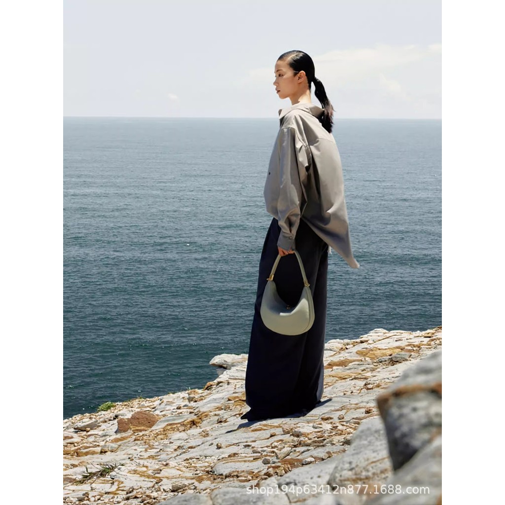 Premium Women's Handbag-5New Crescent Handbag Yamashita Arimatsu Medium Crescent Bag Crescent Bag Sh