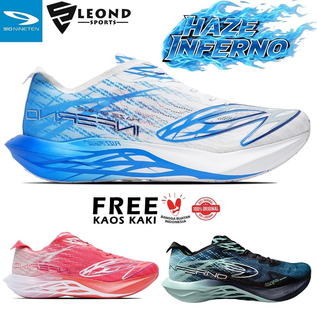 Sepatu Running 910 Nineten Haze Inferno Sepatu Lari Road Running 910 Haze Inferno