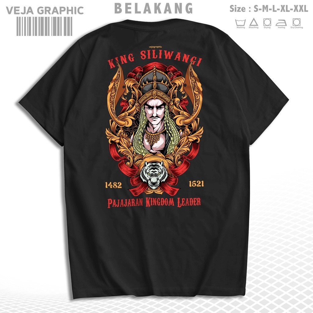 Kaos Prabu Siliwangi Pajajaran | T-Shirt Indonesia Culture Pria dan Wanita - A969