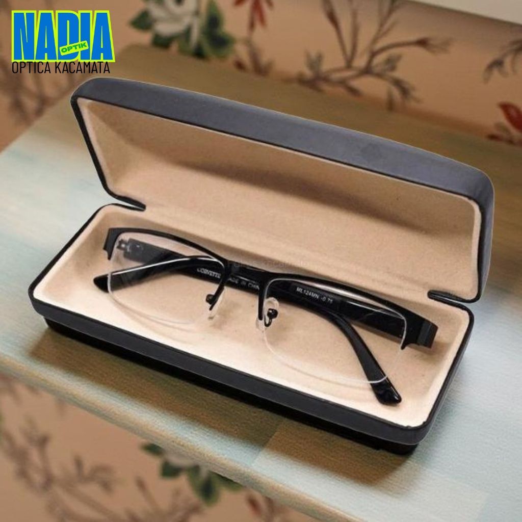 KACAMATA MINUS UNTUK RABUN JAUH Frame Setengah Bingkai Ukuran Minus -0.50 Sampai Minus -4.00 - OPTIK