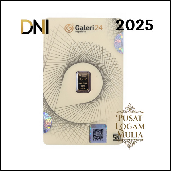 Logam Mulia Galeri24 - 0,5 Gram 999.9% Certicard
