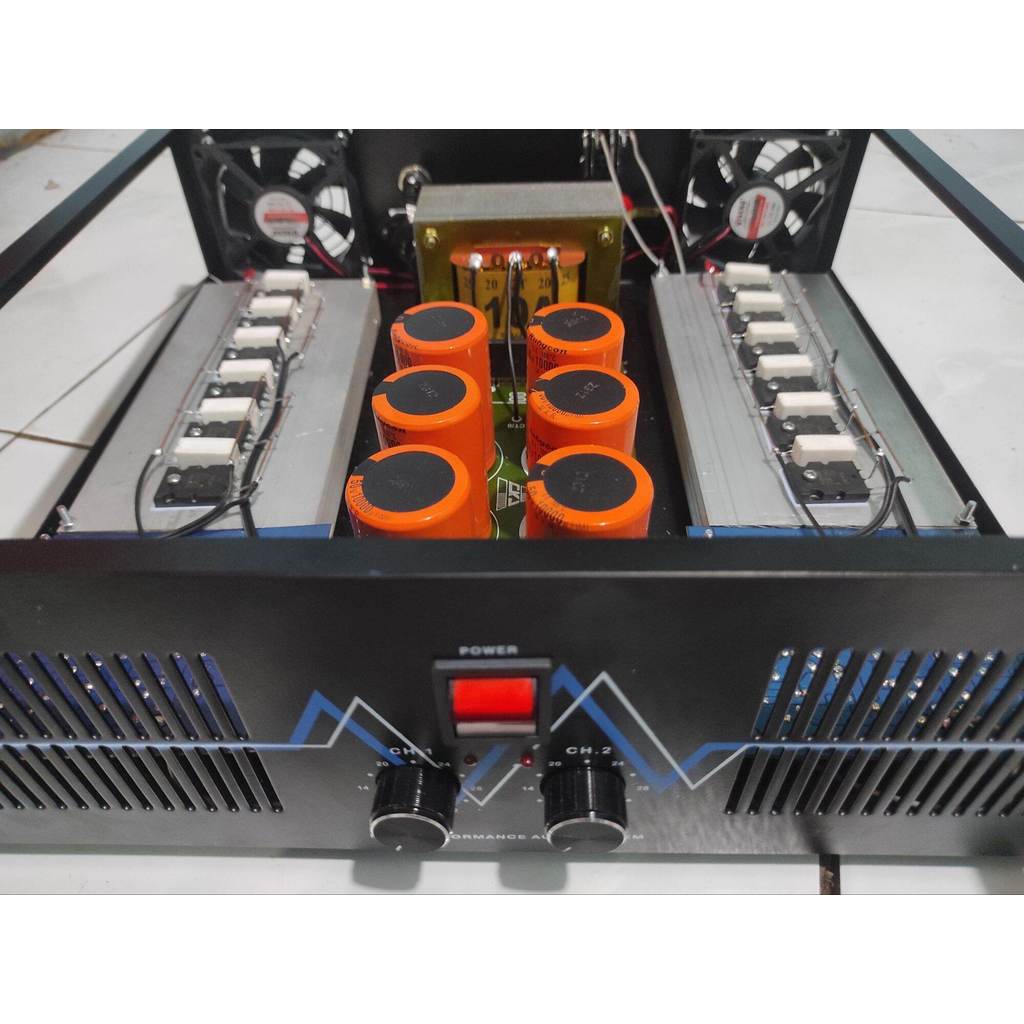 ( PROMO MURAH MERIAH ) POWER AMPLIFIER AMPLI RAKITAN 10 AMPER PAKAI ELCO RUBYCON 10.000 MF CHARACTER