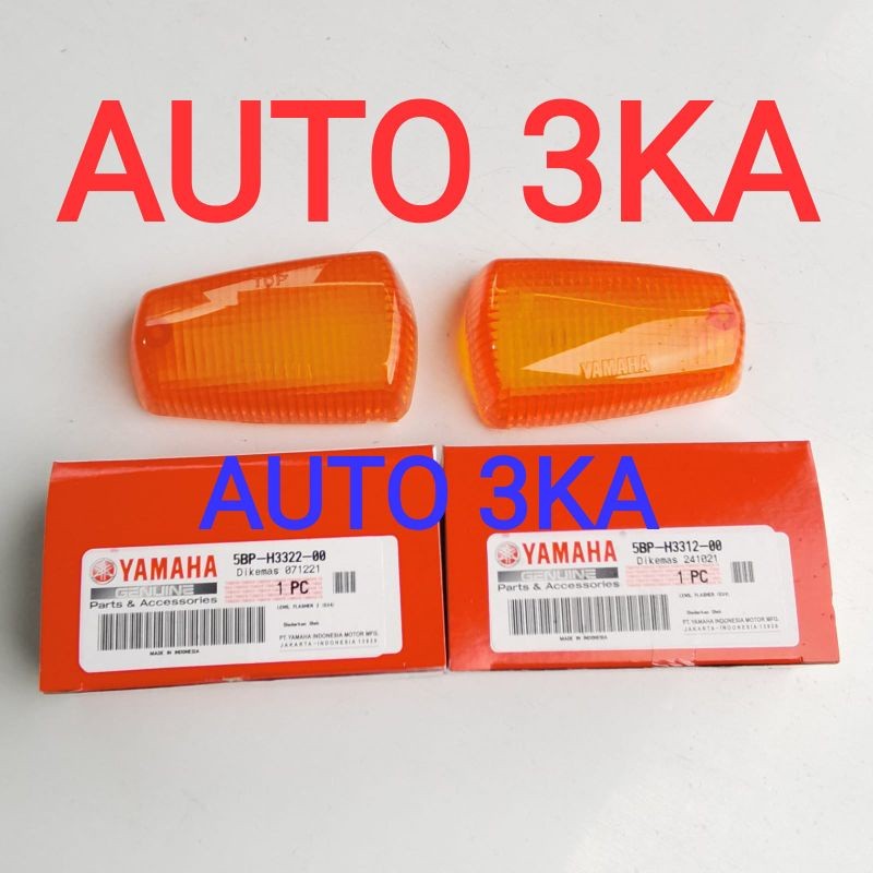 TERLARISMIKA LAMPU SEN OVAL RX KING RXKING PNP SCORPIO 2002 2003 2004 2005 2006 DEPAN BELAKANG KIRI 