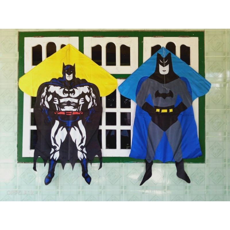 STYLE LAYANG LAYANG Gambar SUPERHERO BATMAN | Grosir Layangan Kain Lipat