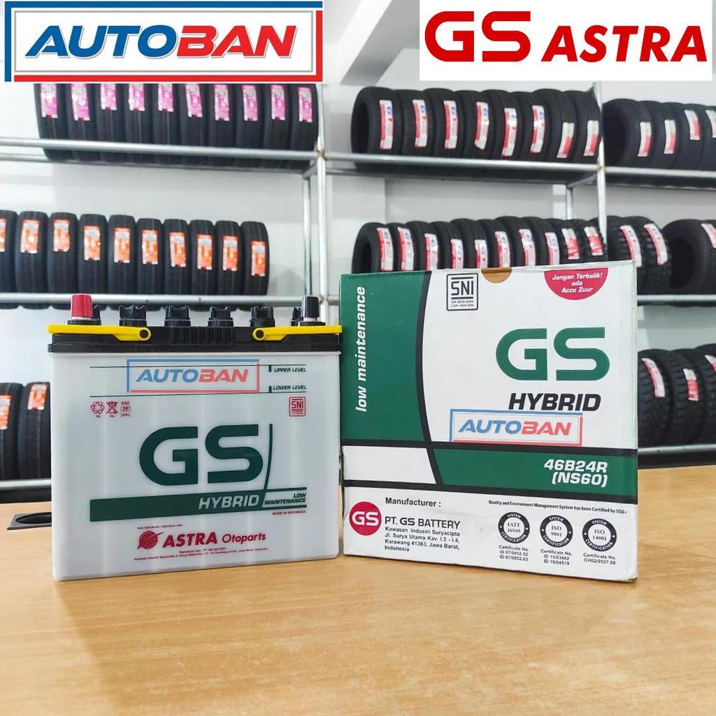 AKI BASAH GS ASTRA HYBRID NS60 ORIGINAL