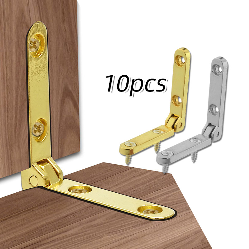 10PCS 90 Derajat Engsel Kotak Kayu / Engsel Siku L Kotak Perhiasan / Engsel Kotak Kecil