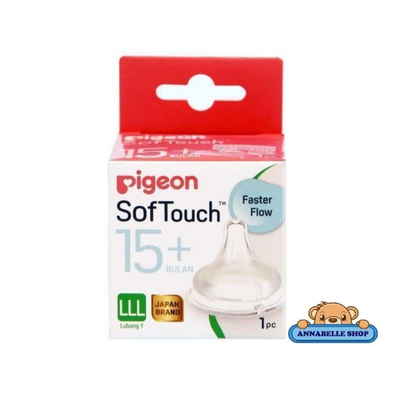 Pigeon Nipple PERISTALTIC PLUS 1 box LLL 3L dot wide neck