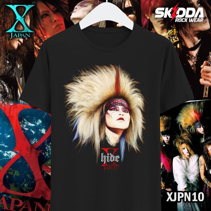 (COD) Kaos Baju X Japan Hide Yoshiki JRock C -Premium Color NSA 24s S-3XL - S