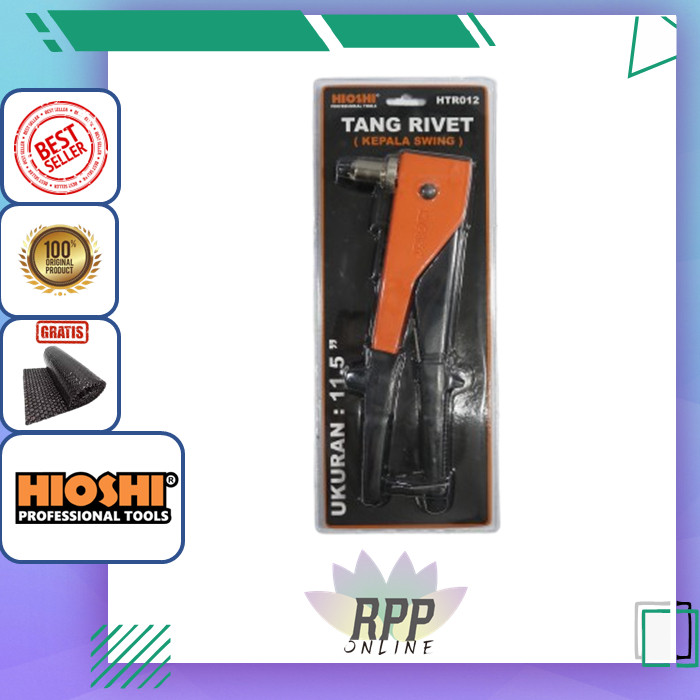 HIOSHI TANG RIVET HEAVY DUTY 2 ARAH 11.5 INCH / 285MM / 28CM. TANG RIVET SWING HEAD 11.5 INCI HIOSHI