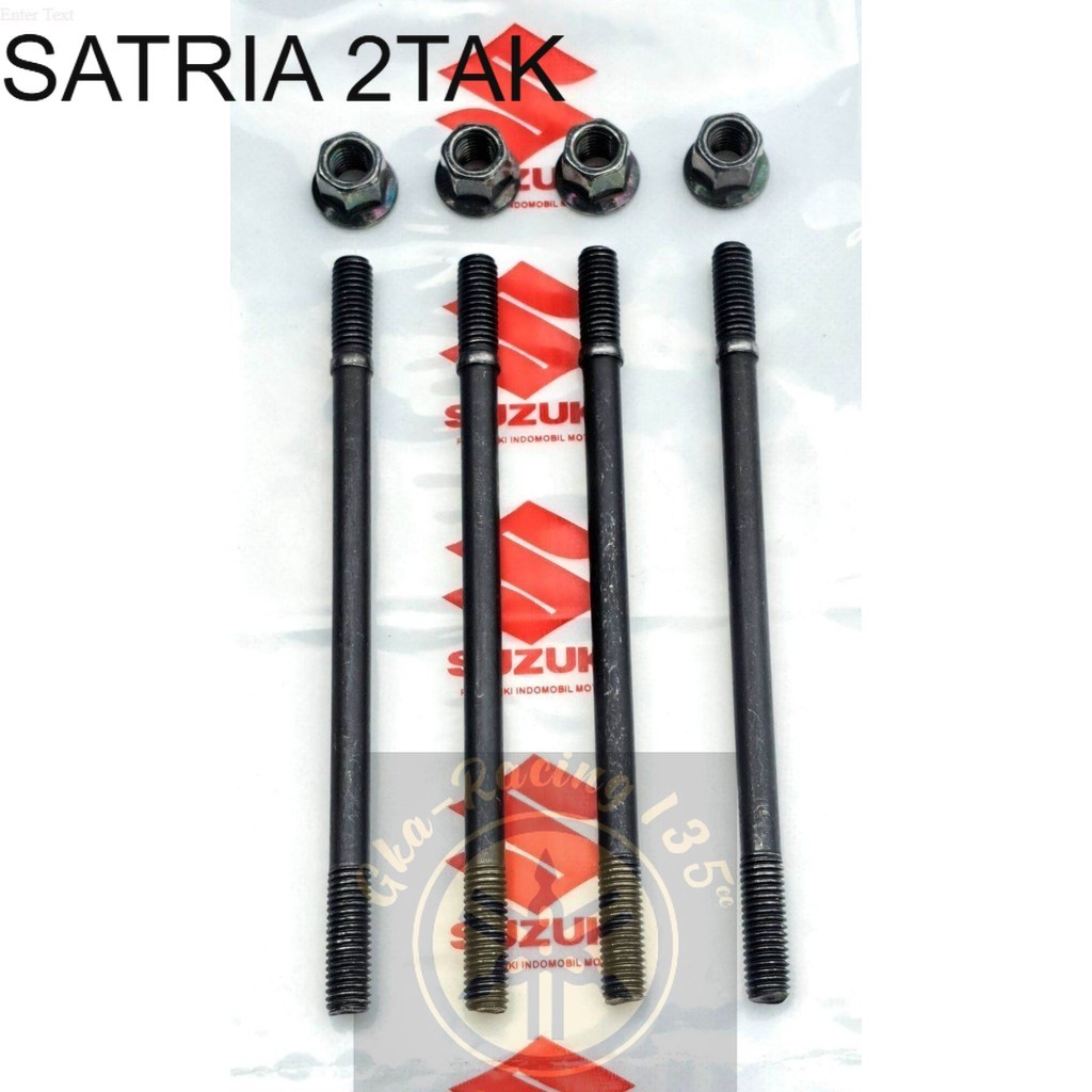 BAUT BLOK SILINDER BAUD TANAM SATRIA 2 TAK  HIU LUMBA RC 100 TORNADO PNP VESPA 12x12 PANJANG 14CM