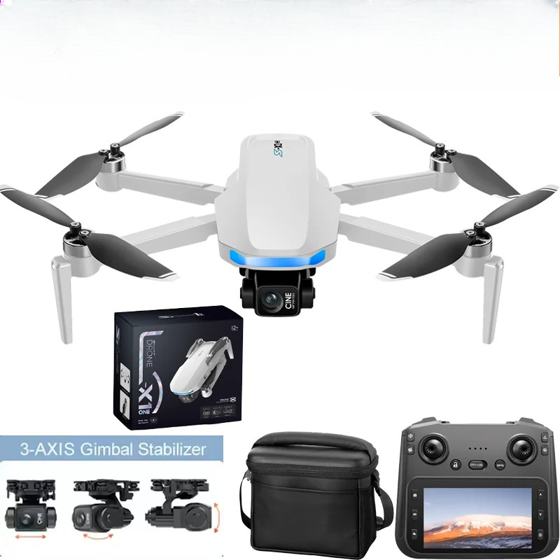 SX1 New 5G GPS 8K HD EIS Cameras Drone with Screens 3Axis Antishake Gimbal 8K Aerial Brushless Drone