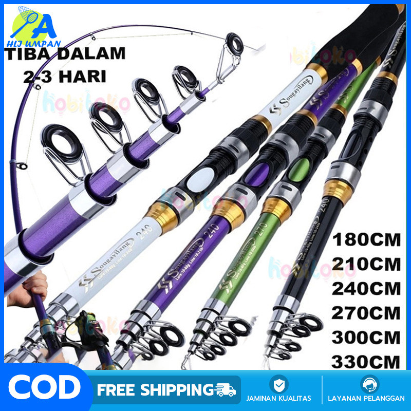 Joran Pancing Carbon Joran Pancing Portable Carbon Fiber Telescopic Joran Pancing Antena Portable Ca