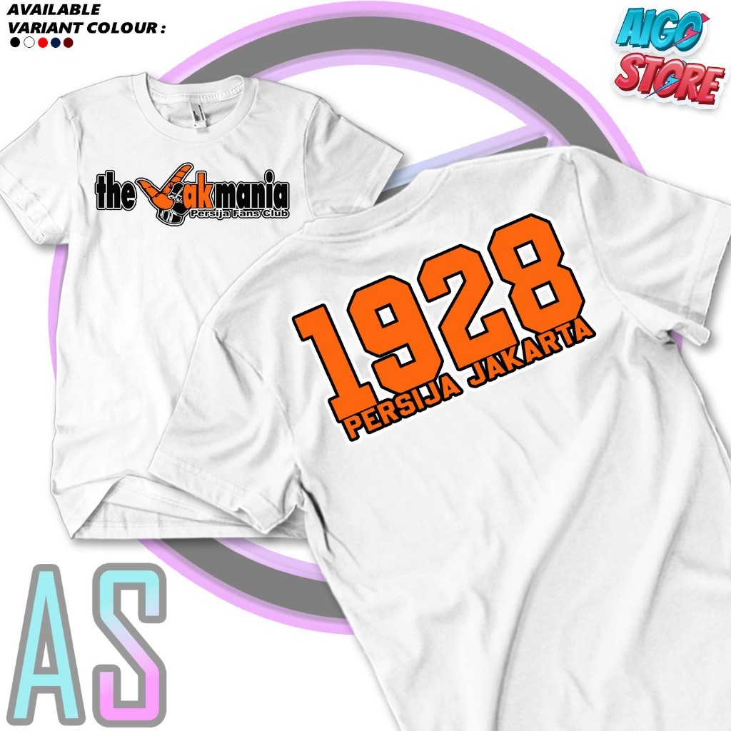 KAOS PERSIJA JAKMANIA DEPAN BELAKANG JAKMANIA BAJU TSHIRT