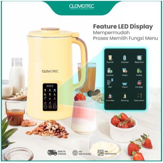 Clovertec Soy Milk Maker Mesin Susu Kedelai