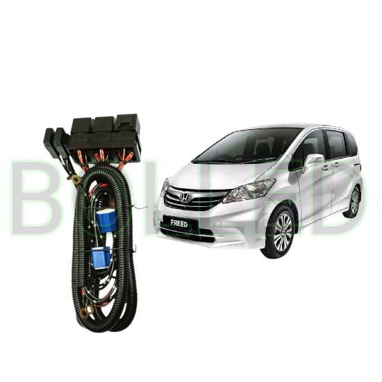 Relay Set Lampu Utama LED H4  Mobil Honda Freed 2009 2017 BLD