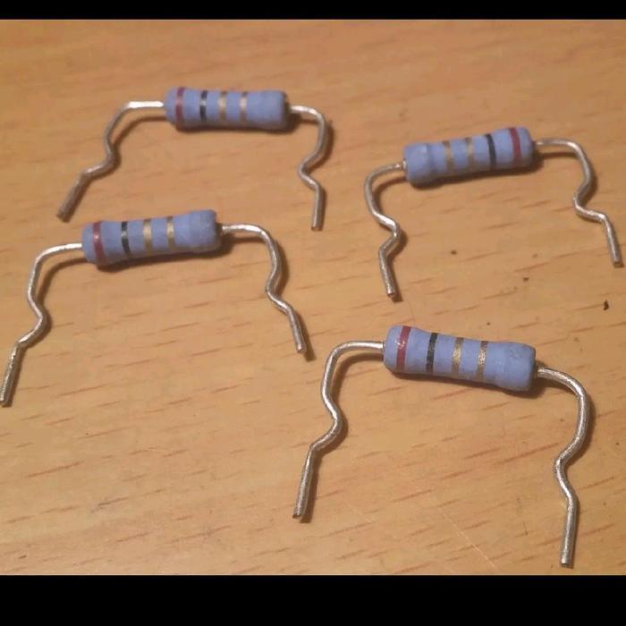 Resistor 2R 2 R 2ohm 2 Ohm 1 watt 1Watt Japan Kualitas baik BERKUWALITAS...