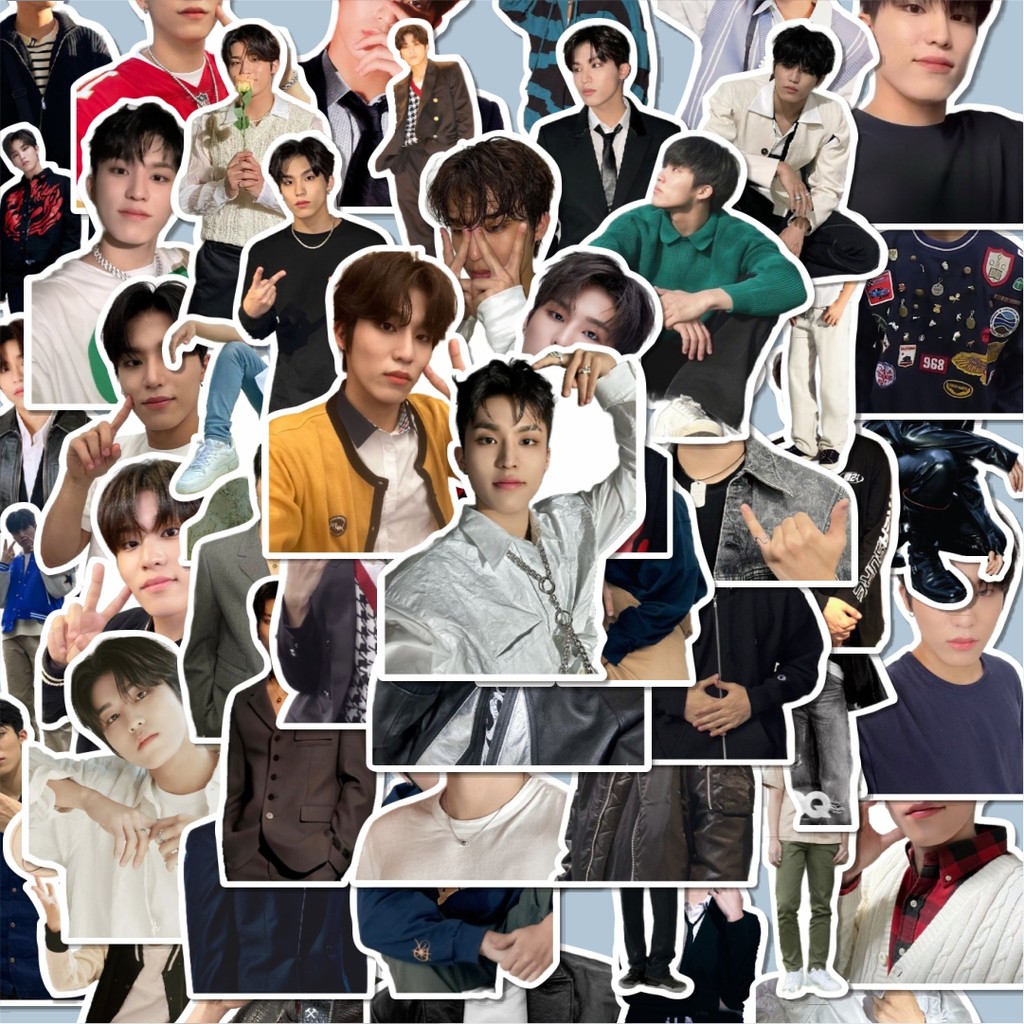 100PCS Lucu Stiker PARK JEONGWOO (TREASURE) Stiker Aesthetic Stiker Anti Air Stikers Berperekat Wate