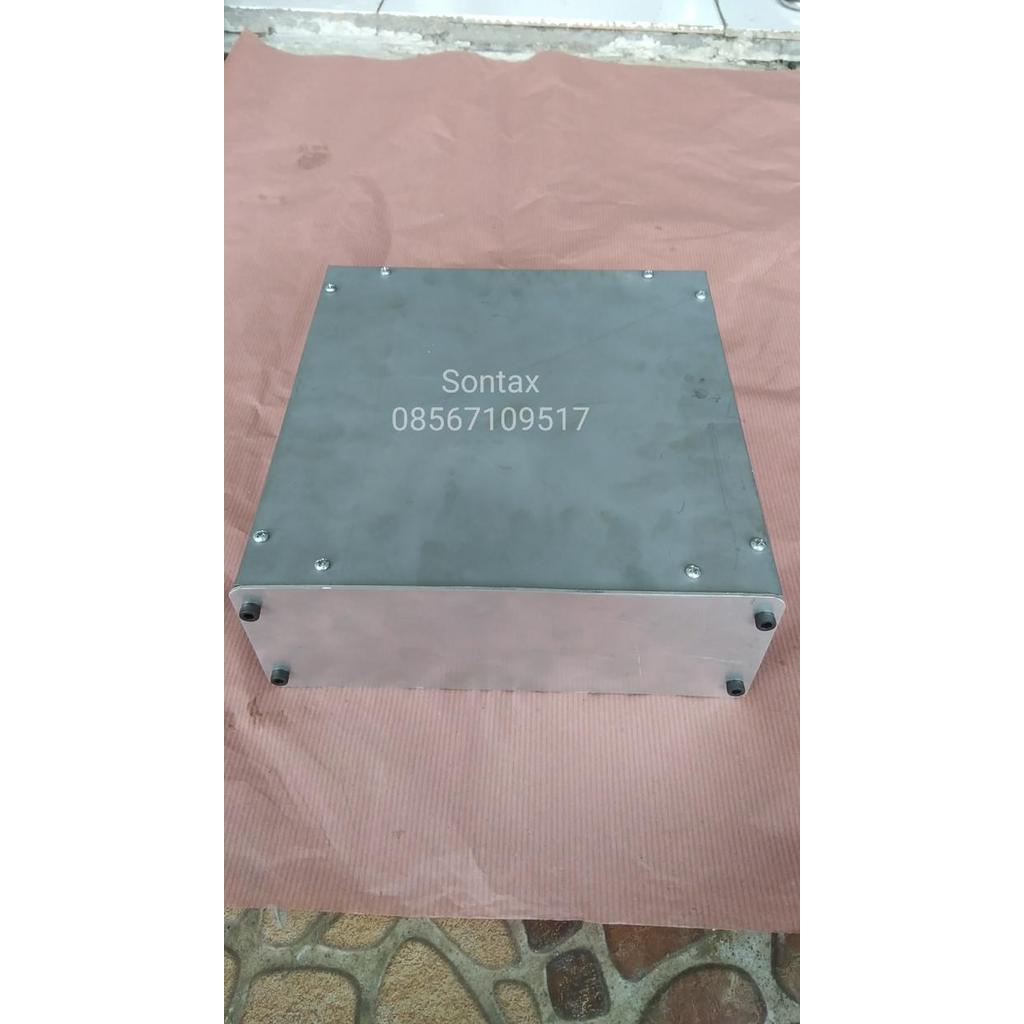 box casing chassis polos plat besi panel aluminium radio elektronik ...Eletronik