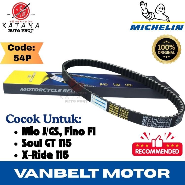 Michelin VanBelt Mio J Mio GT Soul GT Fino Fi X-Ride 115 54P - Original VBelt Van Belt