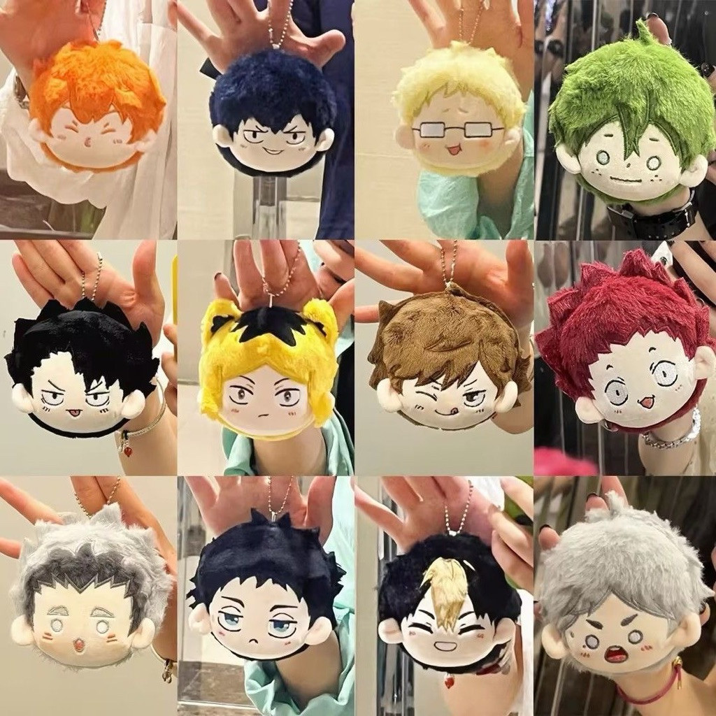 [PREORDER] Boneka Haikyuu Plush Gantungan Lucu | Hinata, Tsukishima, Bokuto & Nishinoya