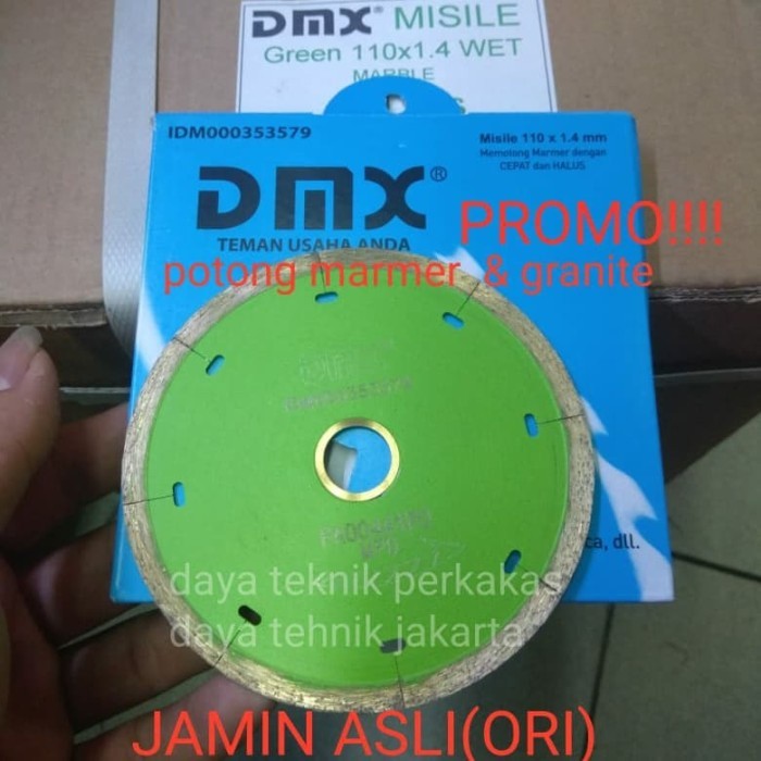 NEROSHOP pisau potong granite dmx misile 4" - dw potong marmer dmx - pisau dmx DMX ORIGINAL