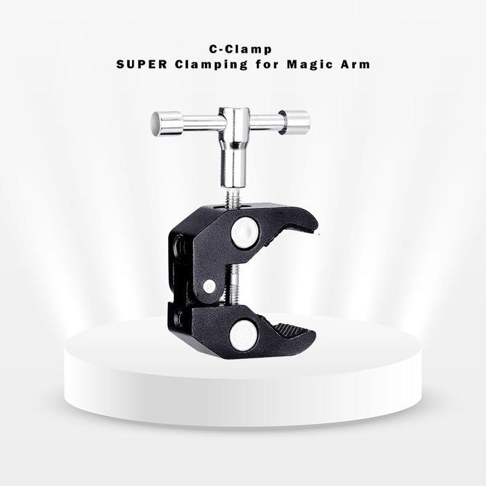 NextElektro | Magic Clamp / Magic Arm 11 Inch includ Super C-Clamp - C Clamp Only