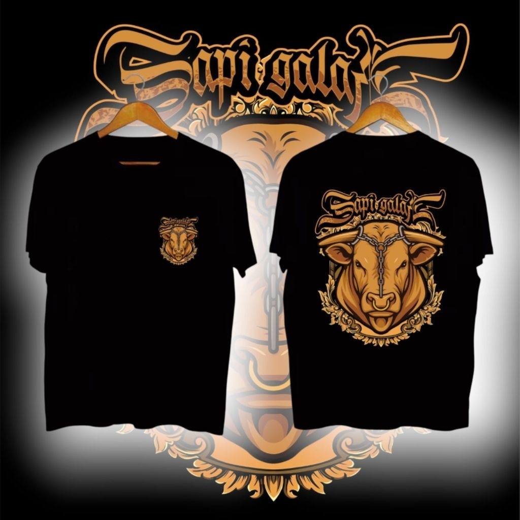 kaos peternak sapi desain sapi galak kaos peternak muda
