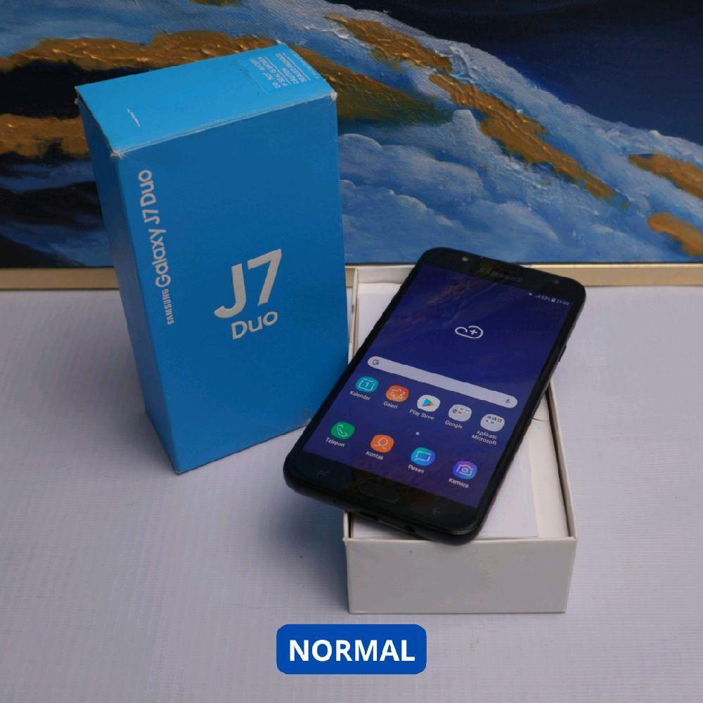 SAMSUNG J7 DUO 3/32 GB HP SECOND ORIGINAL SINAR MUTIARA CELL