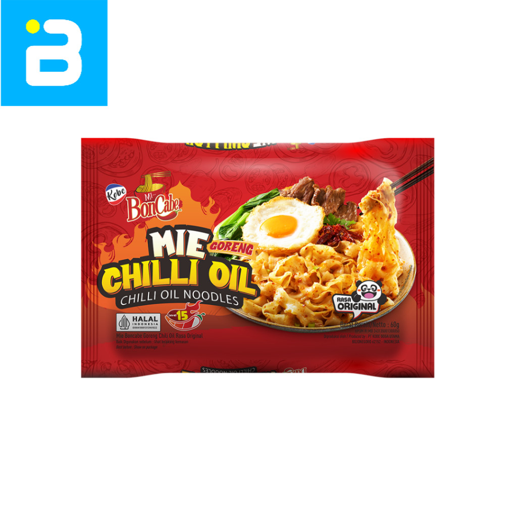 Mi Boncabe Mie Goreng Chili Oil Level 15 60G