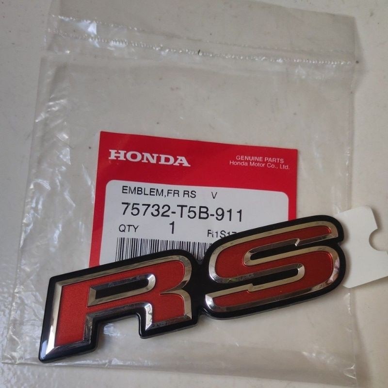 Emblem RS depan Honda jazz GK5 Genuine