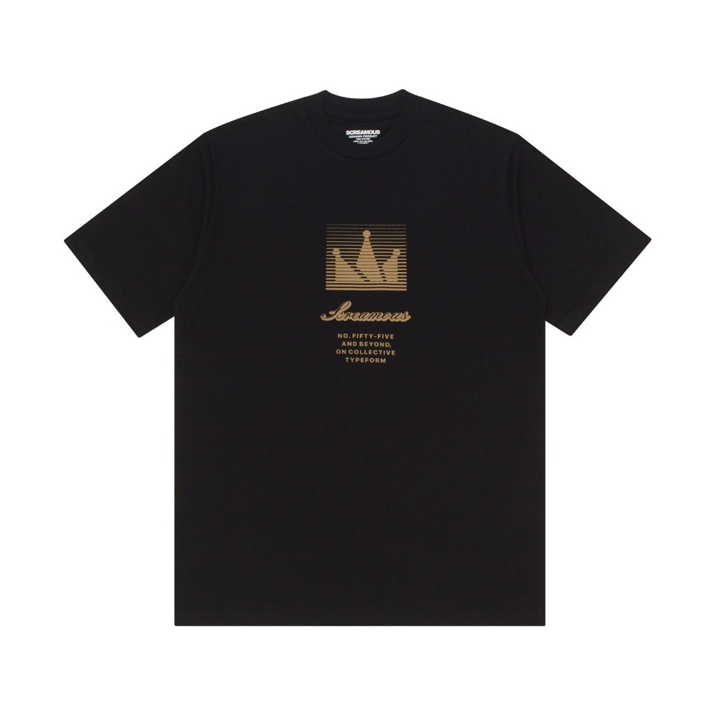 [Oversized pria trendy  baju ]  Kaos T-Shirt ISOLATED BLACK