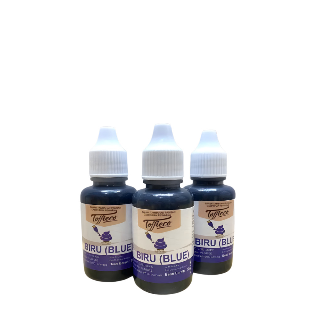 TOFFIECO PEWARNA MAKANAN BIRU 30 ML