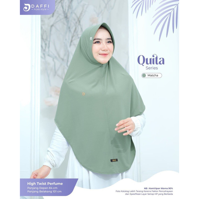 DAFFI HIJAB ORI- QUITA hijab daffi Jumbo Jersey premium syar'i