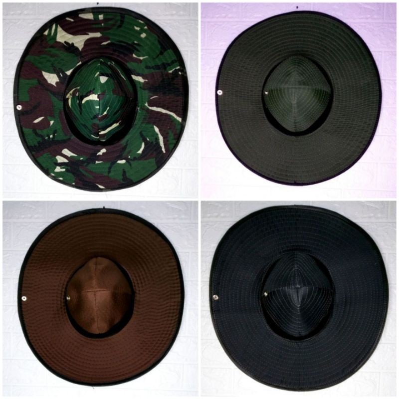 Topi petani lebar TERMURAH Topi Petani topi Lebar lapangan topi Meksiko topi koboy