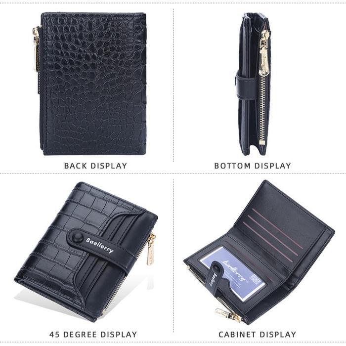 JOIN Baellerry Dompet Lipat Kecil Import Premium / Card Holder Bahan Kulit PU Leather / Dompet Wanit