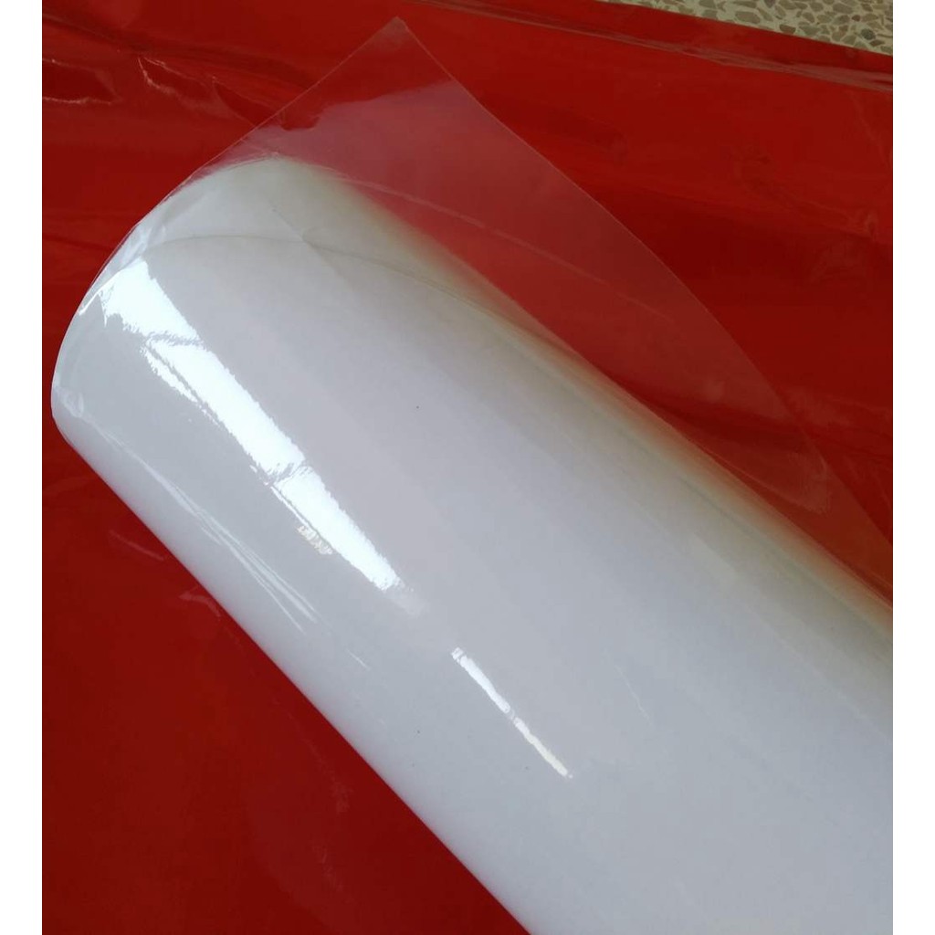 125in*20m A3 Roll White Liner Frosted Transparent Cold Lamination Film Roll