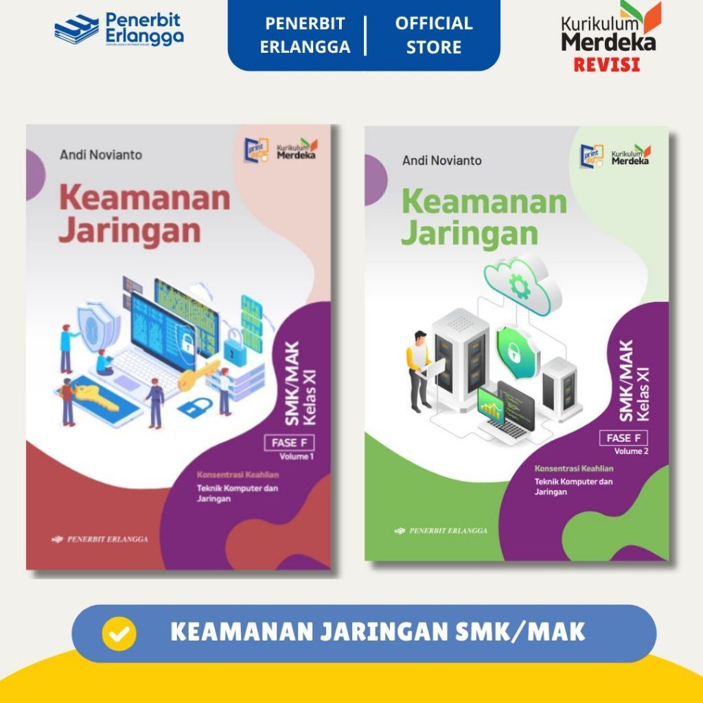 [Erlangga ] Keamanan Jaringan Smk/Mak Kelas 11 Kurikulum Merdeka
