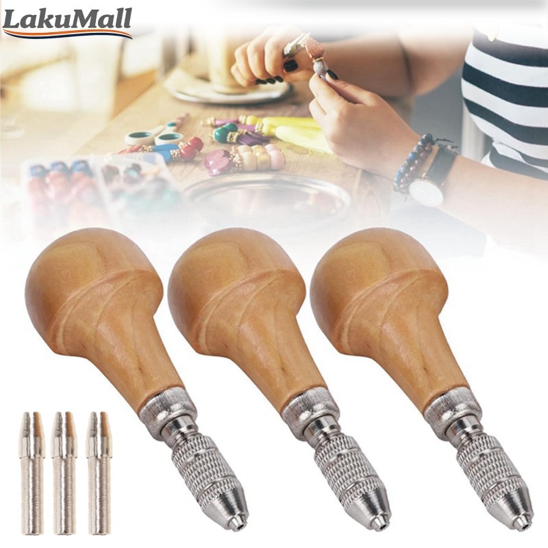 Kepala Pahat Ukir Emas Perak TSK | Spil Kayu Drat Universal Handle Alat Ukir Logam Mulia untuk Karya