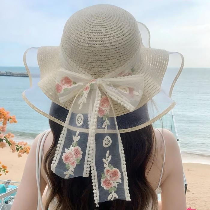 Topi / Topi Pantai Import / Topi Wanita / Topi Traveling / Topi Ootd Wanita / Topi Import Pantai Fas