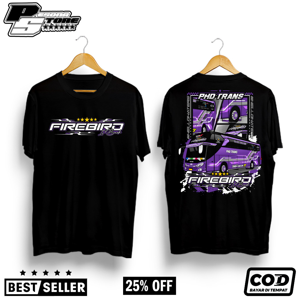 Kaos BUS MANIA PHD TRANS - Pesona store - Kaos Terbaru - [COD] - Kaos Distro - Kaos Termurah - kaos 
